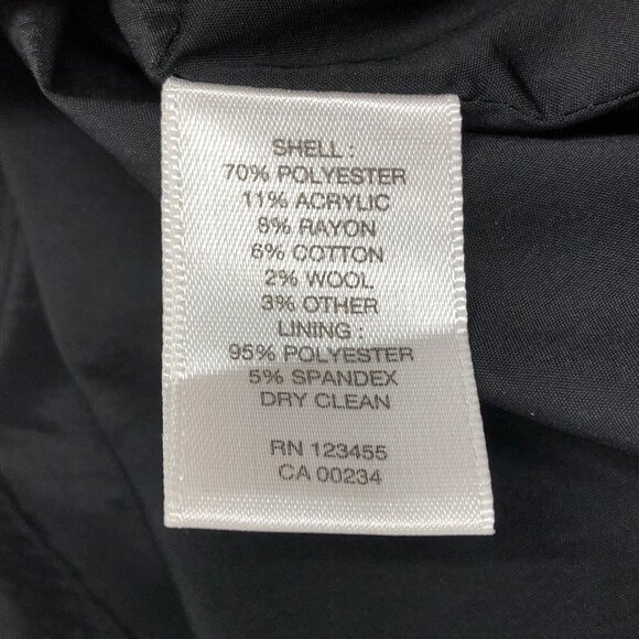 Lord & Taylor Black + white geometric print acrylic knit pencil skirt size 6 - Picture 5 of 13